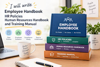 write employee handbook HR policies human resources handbook and training manual