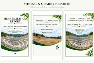 prepare professional mining technical reports and proposal
