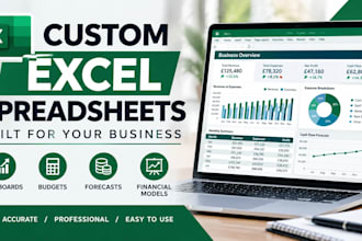 create a bespoke excel spreadsheet for your business