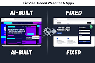 fix your vibecoded website and saas