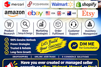 ebay etsy mercari store management virtual assistant