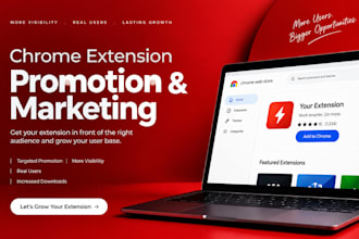 do chrome extension promotion and chrome extension marketing to real users