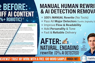 manually rewrite and humanize ai content to pass ai detection