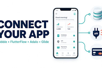 integrate apis and automate your bubble flutterflow adalo or glide app