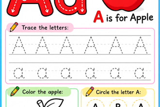 create alphabet worksheets for kids