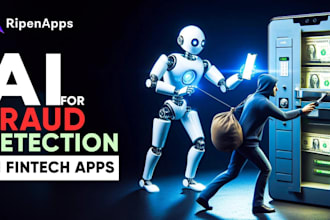 do ai powered fintech web app, fraud detection system, investment bot