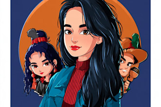 draw yuri anime, game, fanart, oc, sfw or nsfw art