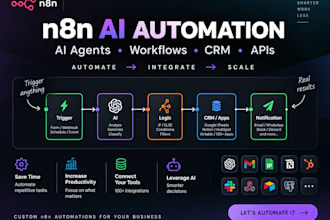 build custom n8n ai automation and ai agent workflows