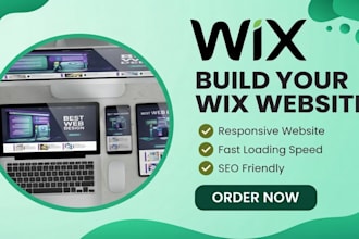 build wix website design, wix website redesign, or wix business website