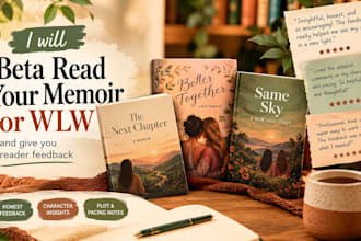 beta read ya memoir or wlw and give reader feedback
