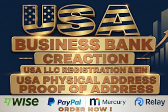 create usa bank for any country, get physical address and proof of address