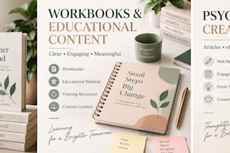 write a psychology ebook, workbook, or educational book