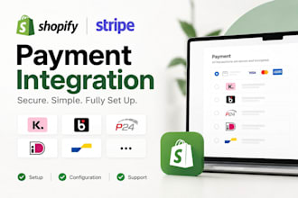 integrate klarna, p24, blik payment gateway in shopify using stripe