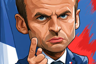 design a political cartoons illustration