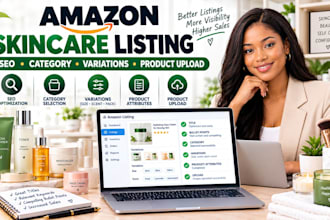 amazon ebay skincare product listing SEO optimization category variation upload