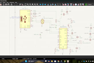 design professional pcb schematic and layout in kicad