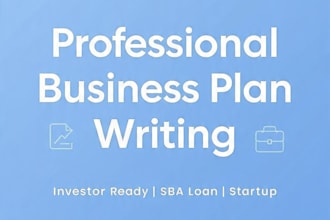create a professional business plan and swot analysis