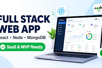 build a full stack mern web app or saas mvp