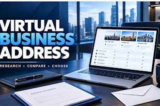 research virtual business address options for your business