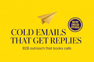 write b2b cold emails that start conversations and book calls