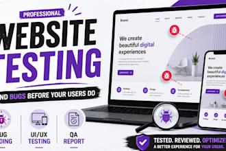 be your manual qa website qa tester package price for website testing services
