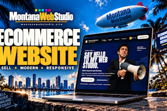 build a custom ecommerce website and responsive online store
