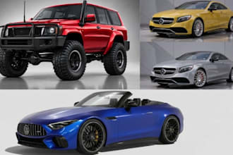 design custom 3d car parts widebody kits automotive car model bumper 3d printing