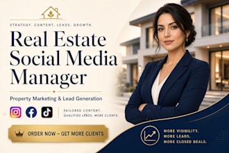 real estate social media manager realtor property marketing and lead generation