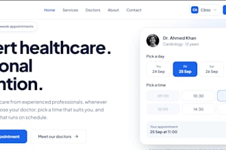 build a modern responsive website