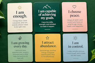 design unique printable affirmation card motivational card scripture flashcards