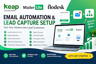 do infusionsoft keap automation mailerlite auto responder flodesk lead capture