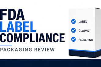 provide expert fda label and packaging compliance review
