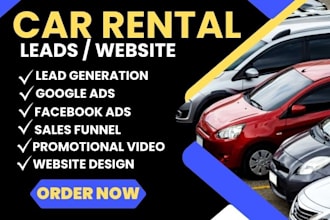 generate qualified car rental leads car dealership leads car website google ads
