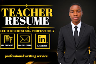 write an executive ats resume and cover letter