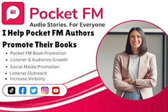 promote your pocket fm story to get more listeners, followers and playtime