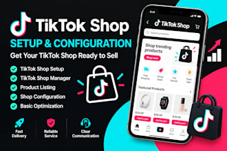 setup tiktok shop, tiktok shop manager and product listings