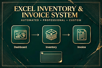create a custom excel inventory and invoice management system