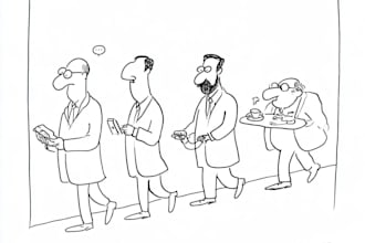 draw custom made cartoons for your blog or website