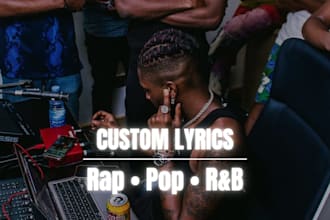 be your rap, hiphop, rnb, pop ghost songwriter