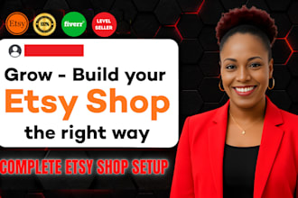 etsy shop setup, etsy store design, SEO optimization and etsy listing creation