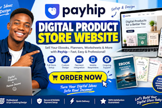 setup payhip digital product ebook store printable planner worksheet website