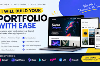 build simvoly rapidweaver blocsforms pory zyro ukit grapesjs portfolio website