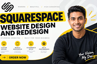 build a beautiful modern squarespace website, squarespace website design