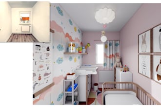 design your small nursery to maximize space