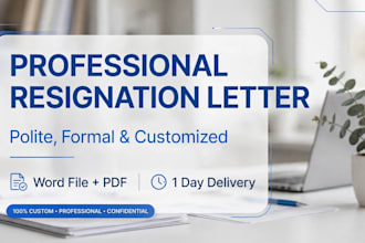 write professional uae resignation letter as per labour law