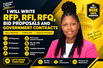 write rfp, rfi, rfq, bids proposals and government contract