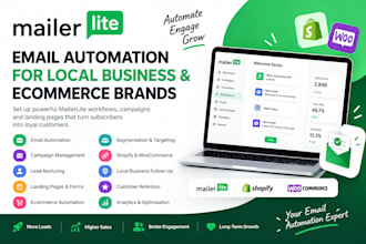 do mailerlite email automation marketing local business ecommerce pro