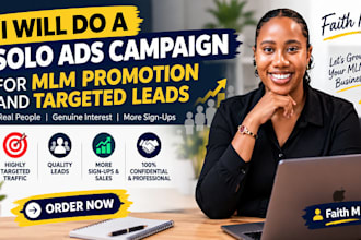 run a premium USA solo ads campaign for targeted tier 1 quality leads