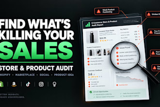 audit your online store and product listings for growth opportunities