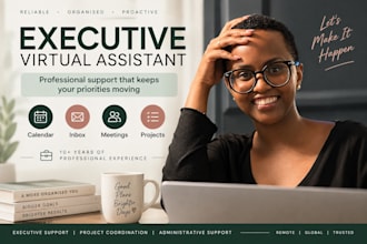 be your executive virtual assistant
